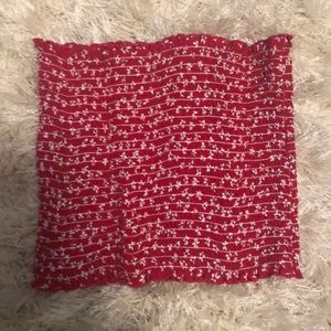 Red flowered pac sun crop body con top